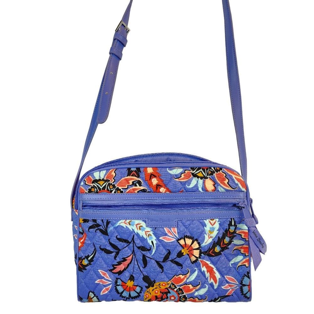 Vera Bradley “Mural Garden” Trimmed Crossbody Bag - Crossbody